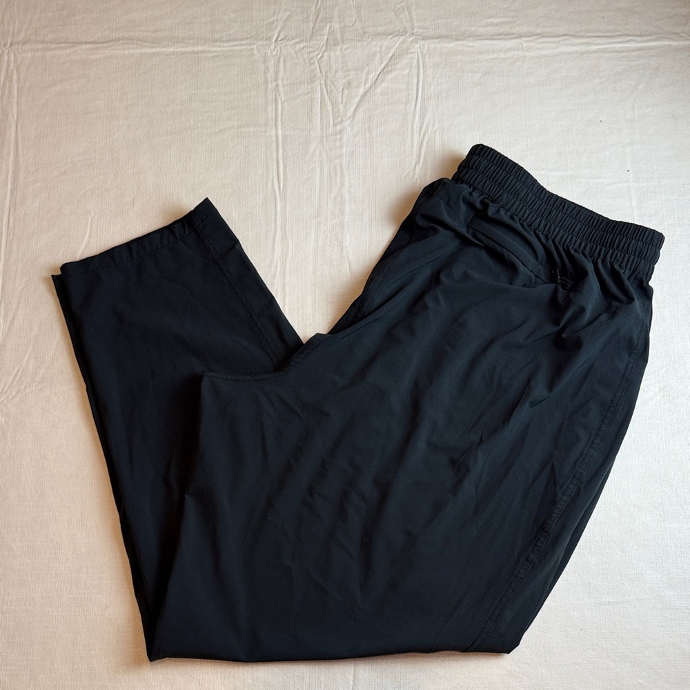 Girlfriend Collective Women's Black Elastic Waist Drawstring Pants Size XXL